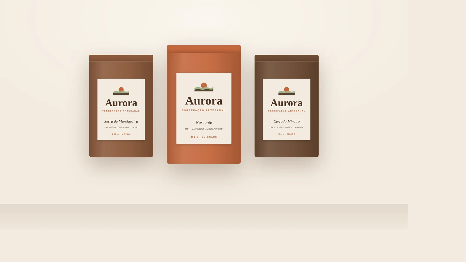 Conceito Aurora — torrefação artesanal de café