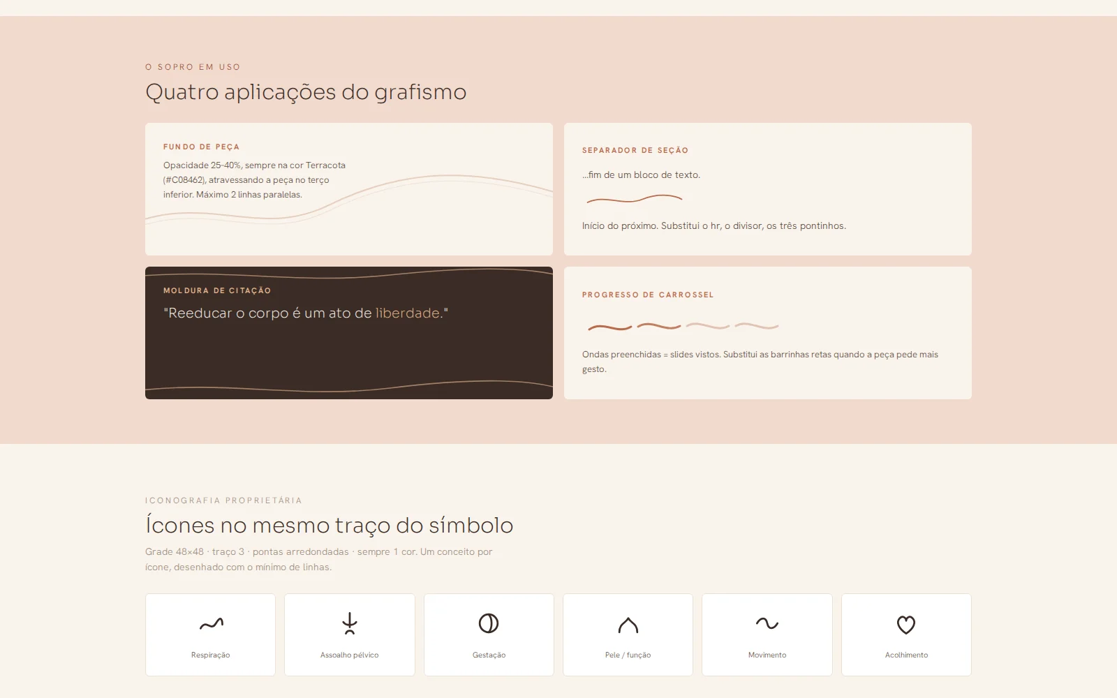 Grafismos da marca Camilla Sodré